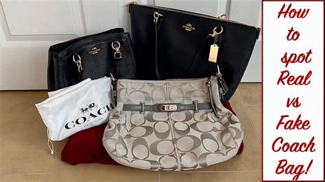 coach bags real vs fake|how to authenticate coach bag.